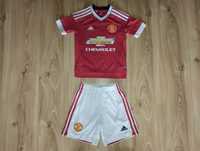 Strój dziecięcy Adidas S 128-140 Manchester United zestaw komplet