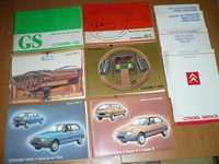 manuais de instruções originais de carros citroen