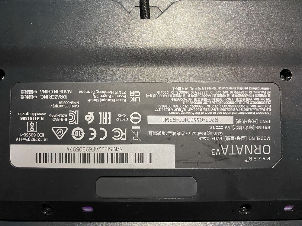 Klawiatura Razer ornata v3