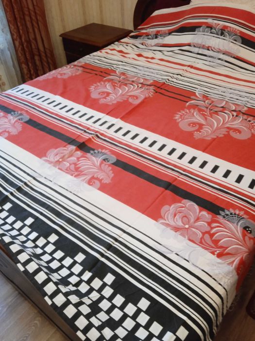 Двуспальные комплекты постельного белья из бязи с красивой расцветкой