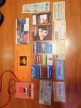 Lote de bilhete de concertos