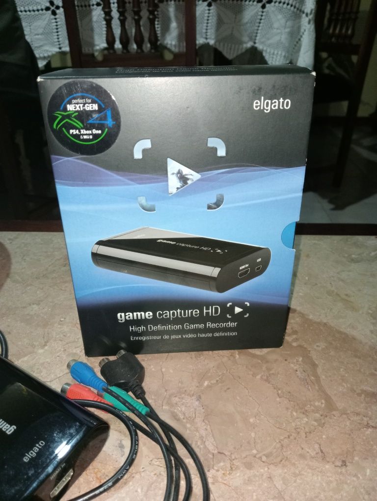 elgato game capture HD como novo completo