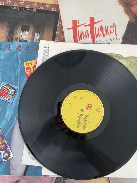6 Discos de vinil - Rolling stones. Tina Turner, the smiths