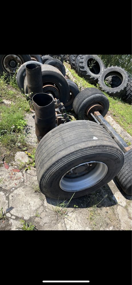 Osie Oś do przyczepy naczepy opony 19.5 SAF Mercedes ROR Duży wybór