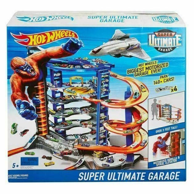 Игровой Набор Хот Вилс Трек Гараж-гигант Ultiate Garage: гараж, трек