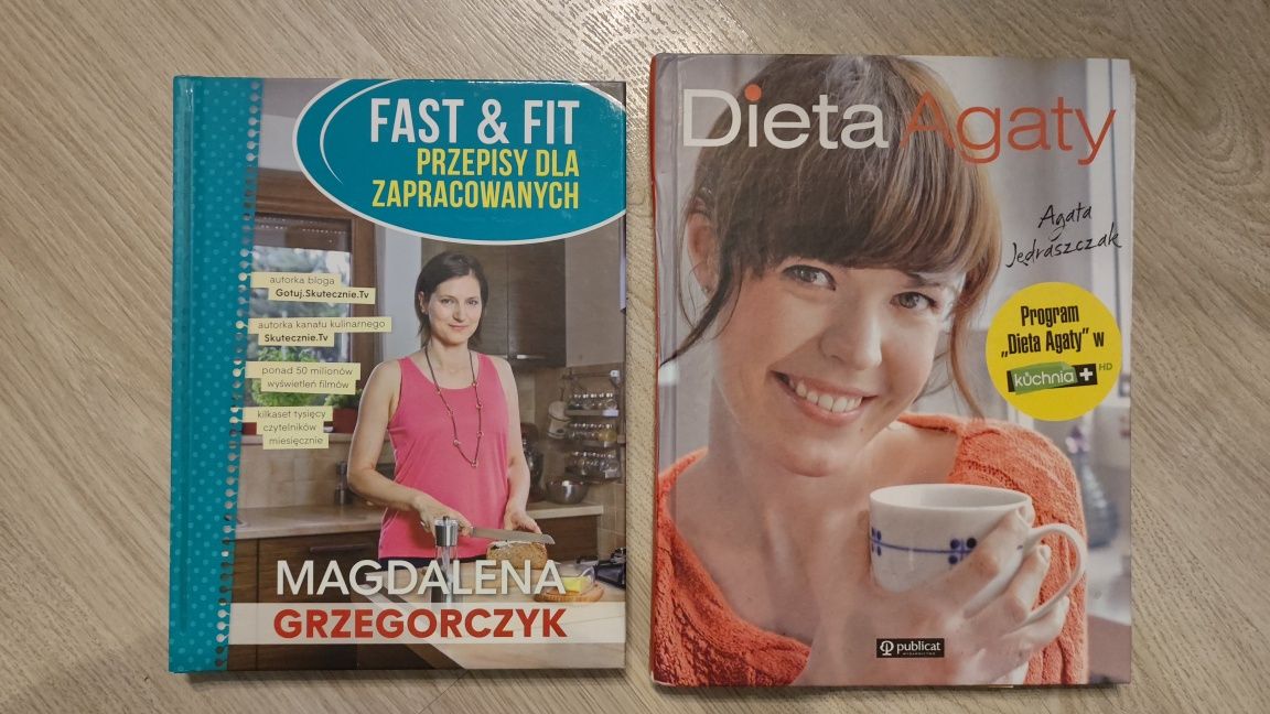 Fast & fit M. Grzegorczyk. Dieta Agaty A. Jędraszczak  - komplet