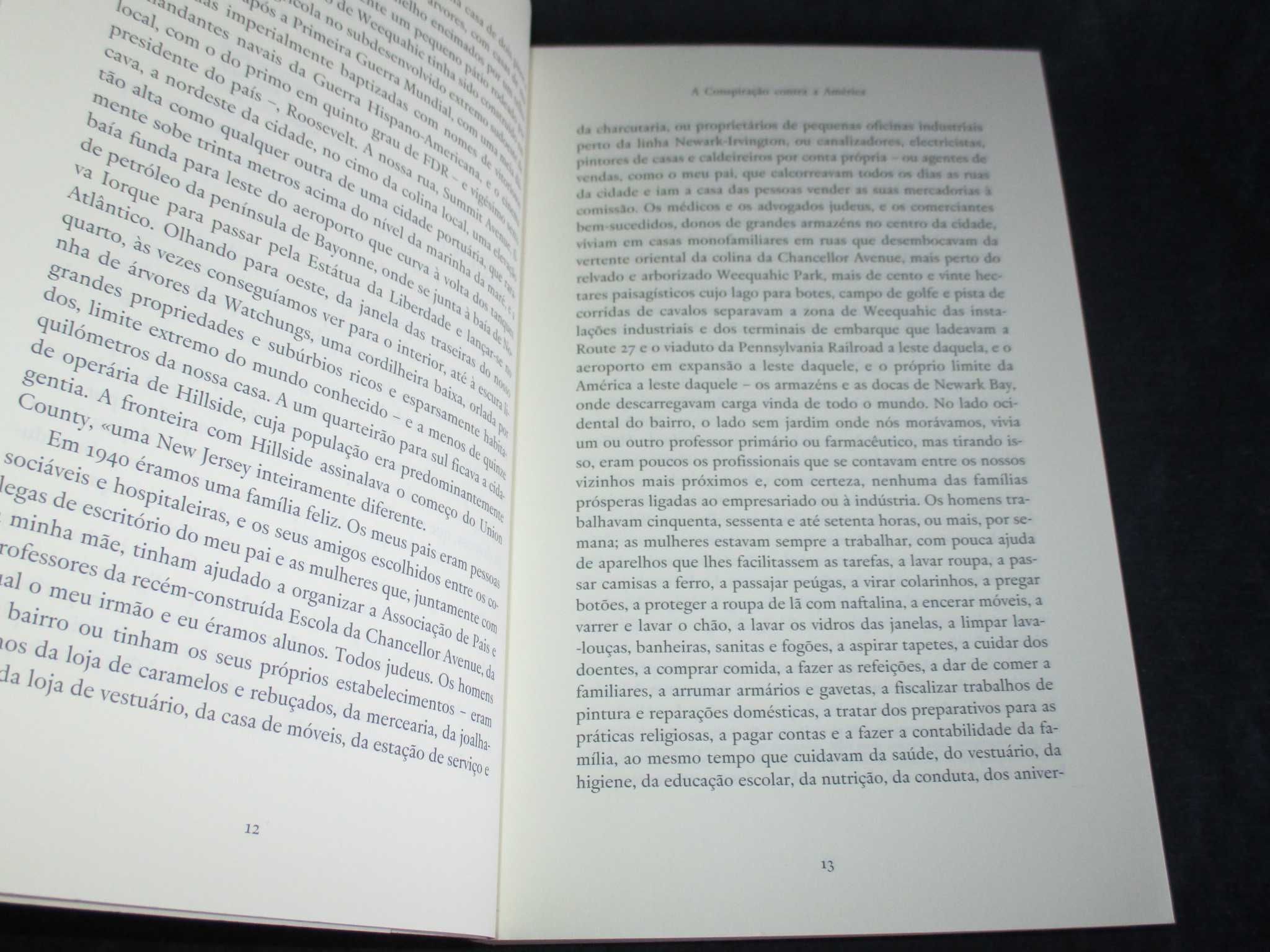 Livro A Conspiração contra a América Philip Roth