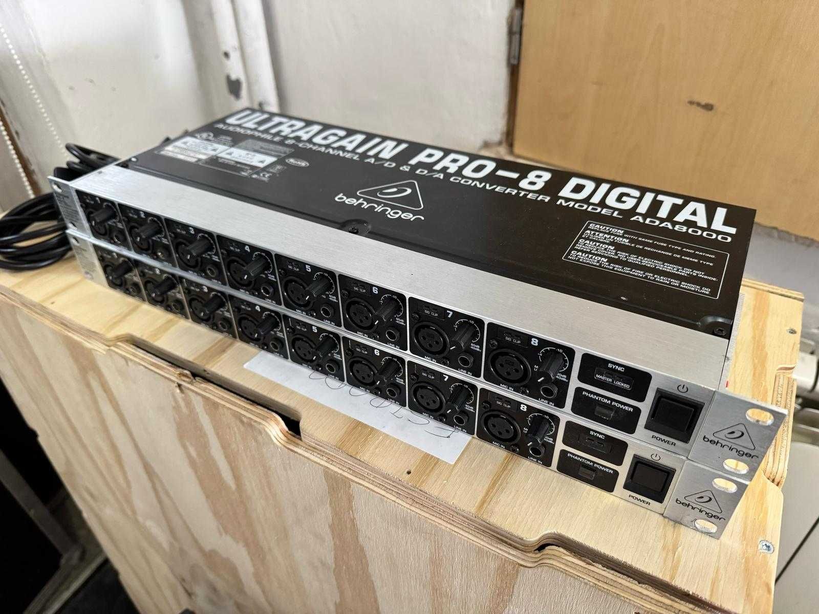 Procesor Behringer ADA8000 Ultragain Pro 8 Digital