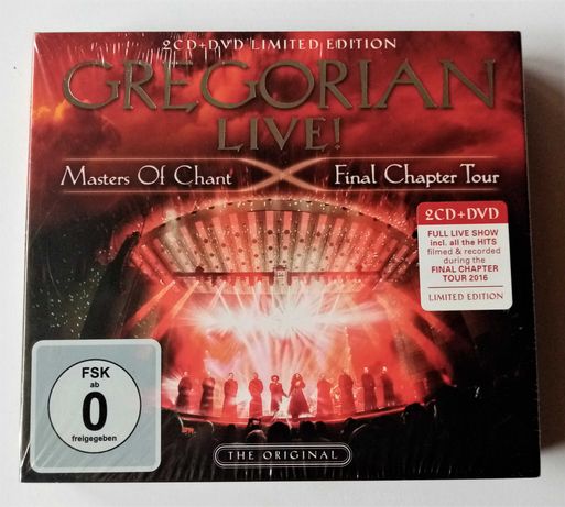 Gregorian Live! Masters Of Chant - Final Chapter Tour - 2 CD + DVD