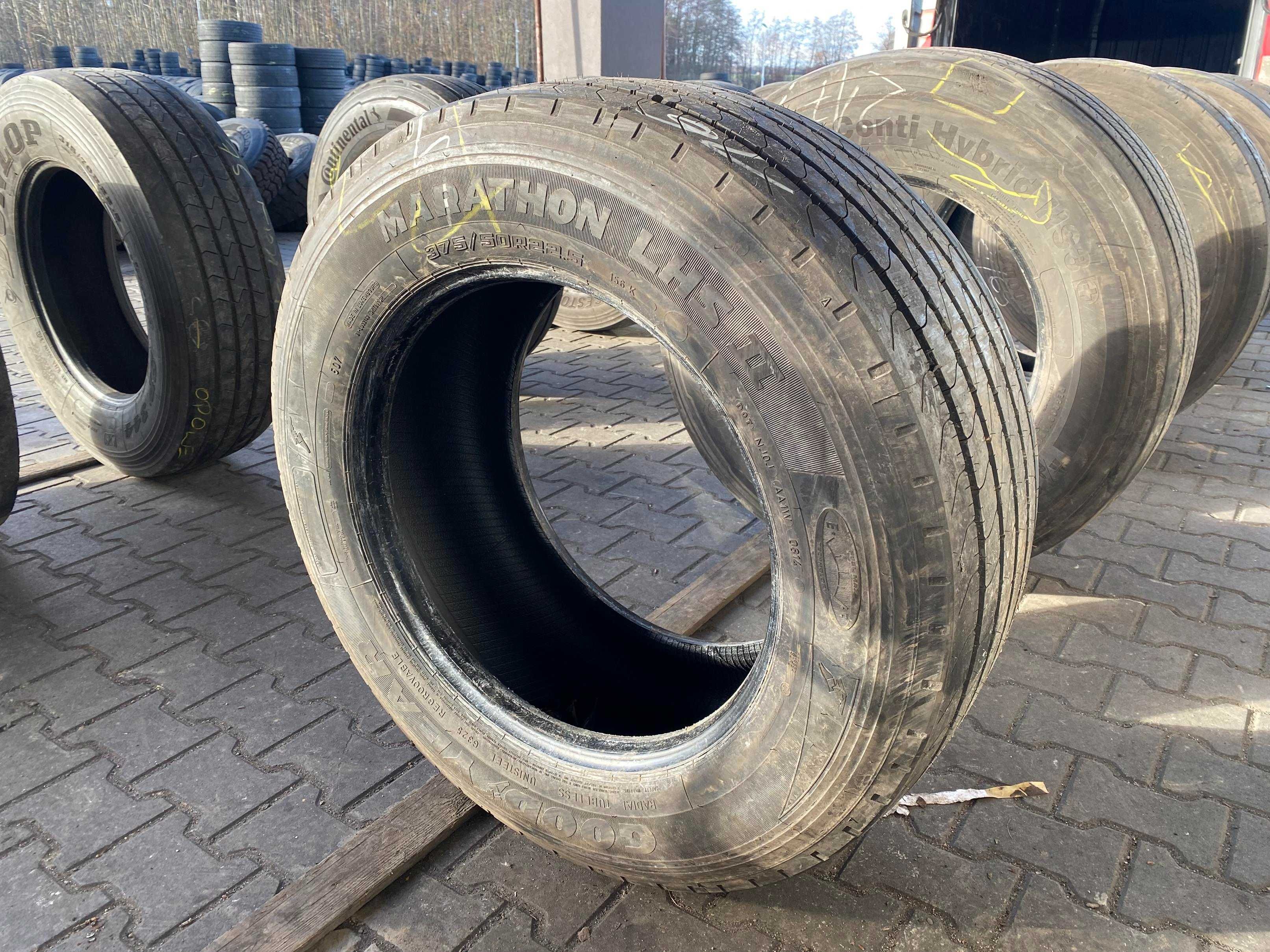 Opona 375/50R22.5 GOODYEAR MARATHON LHS II Przód 100% Bieżnika 2