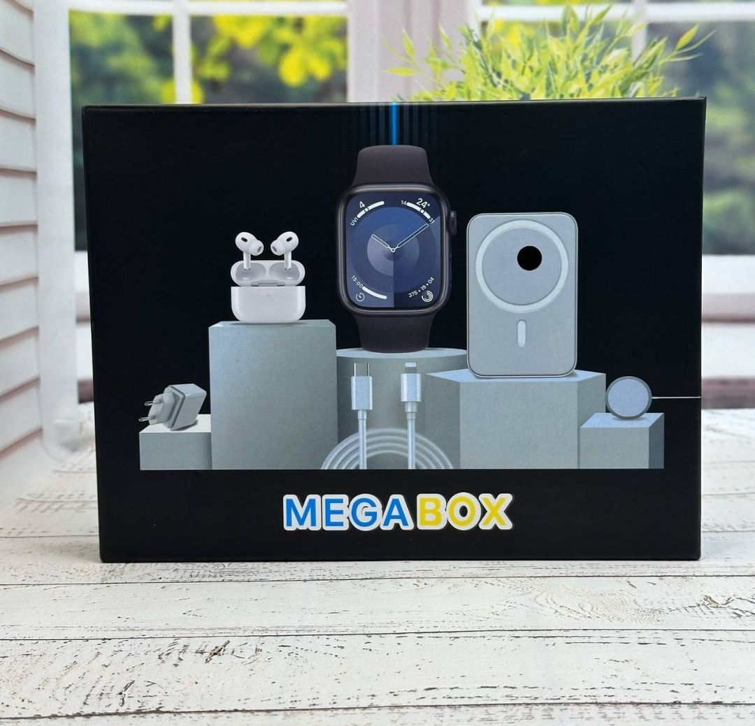 Комплект 6в1 Smart watch наушники Air pro , Беспроводная зарядка!