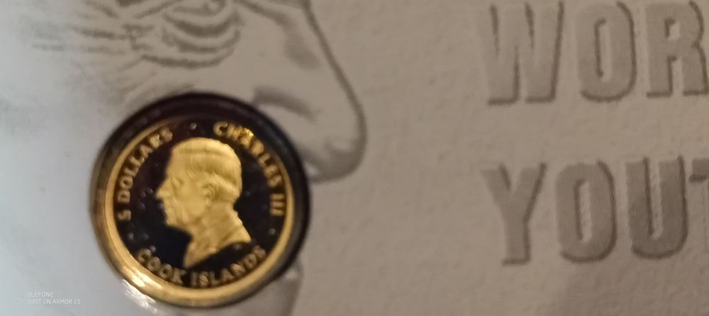 Moeda comemorativa JMJ Lisboa '23 - ouro