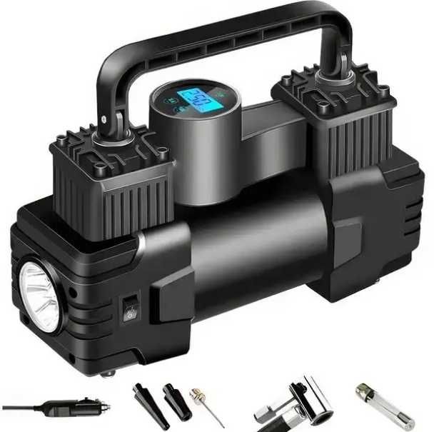 Компресор автомобільний з дисплеєм від прикурювача Air pump 12V