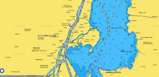 Mapa Bałtyku, Rugia, Polska, Szwecja, itd. Navionics+ NAEU644L