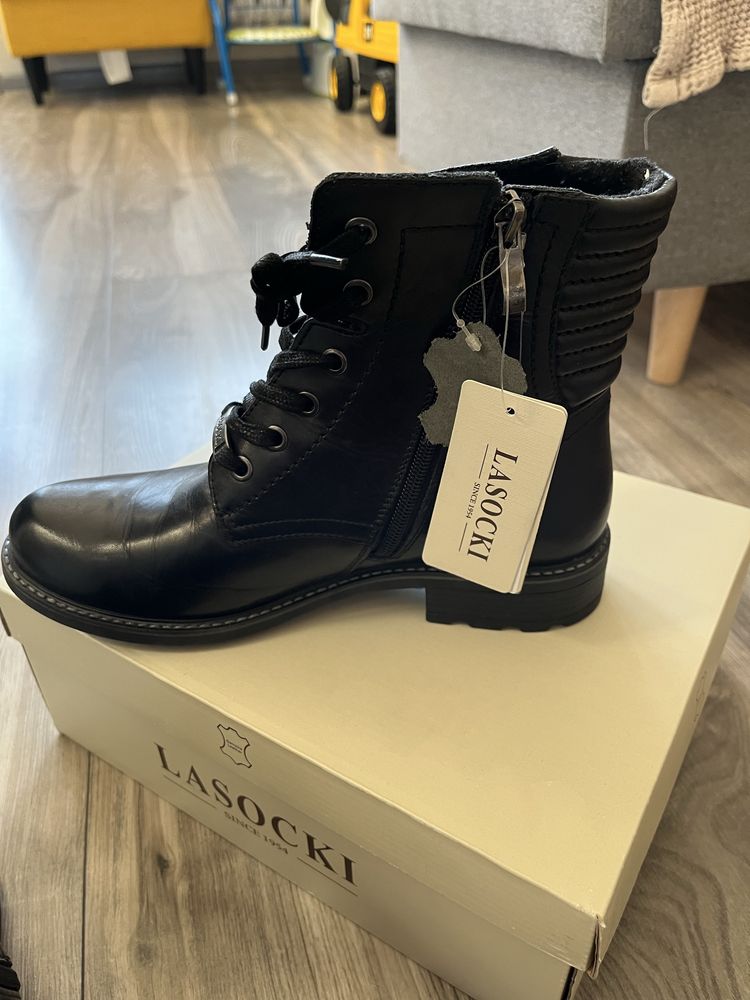 Buty zimowe damskie Lasocki NOWE z metką 39