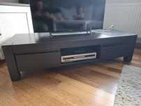 Stolik RTV Black Red White