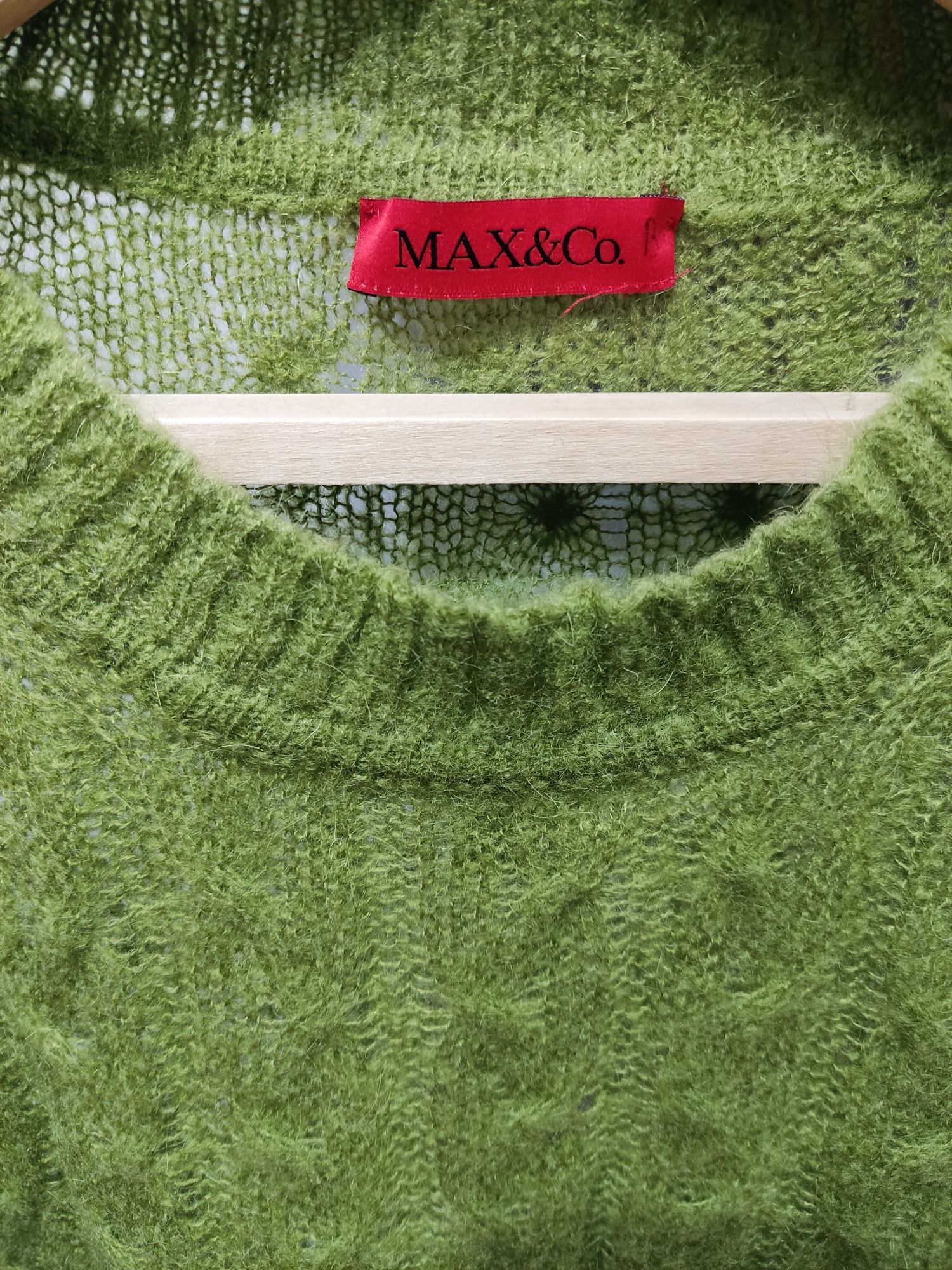 Светр MAX&Co зелений хакі