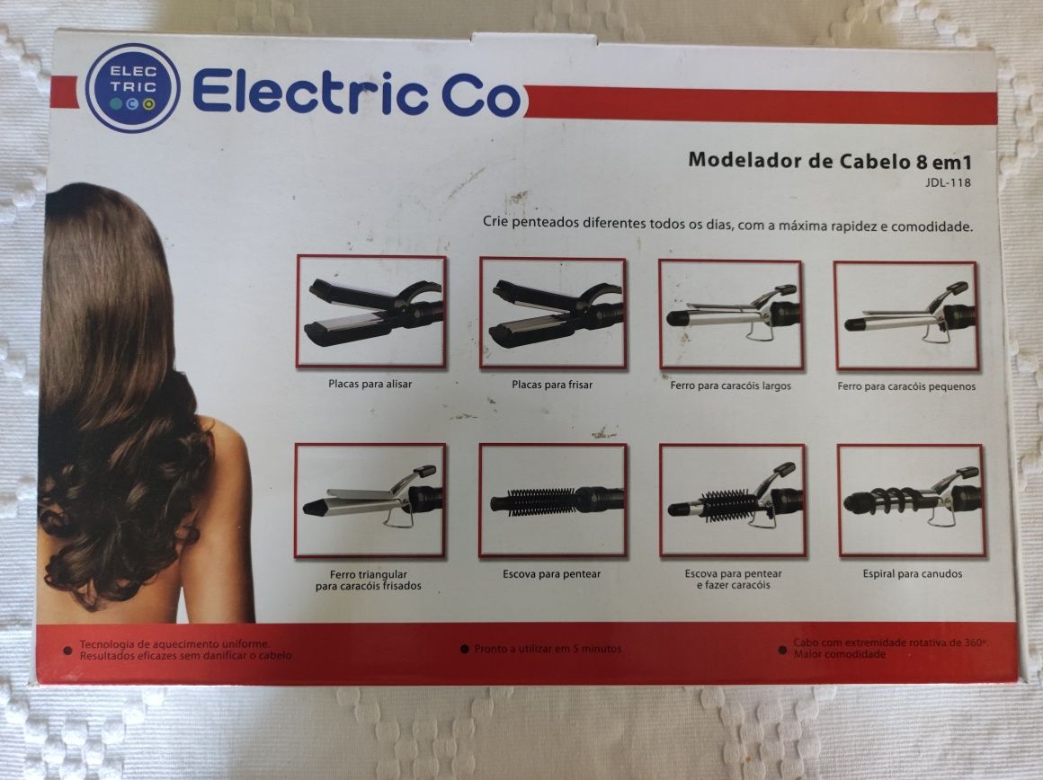 Modelador de cabelo 8 em 1