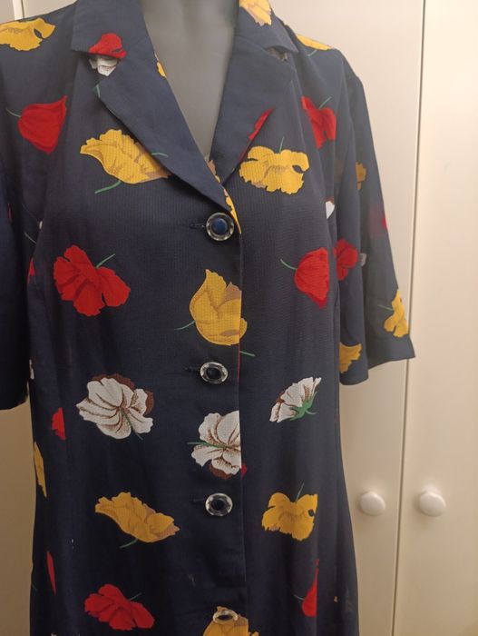 Szyta na zamówienie sukienka rozm 46/48