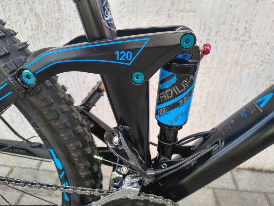 Велосипед Cube STEREO 120 HPA RACE 27.5 весь на  Shimano XT 8000