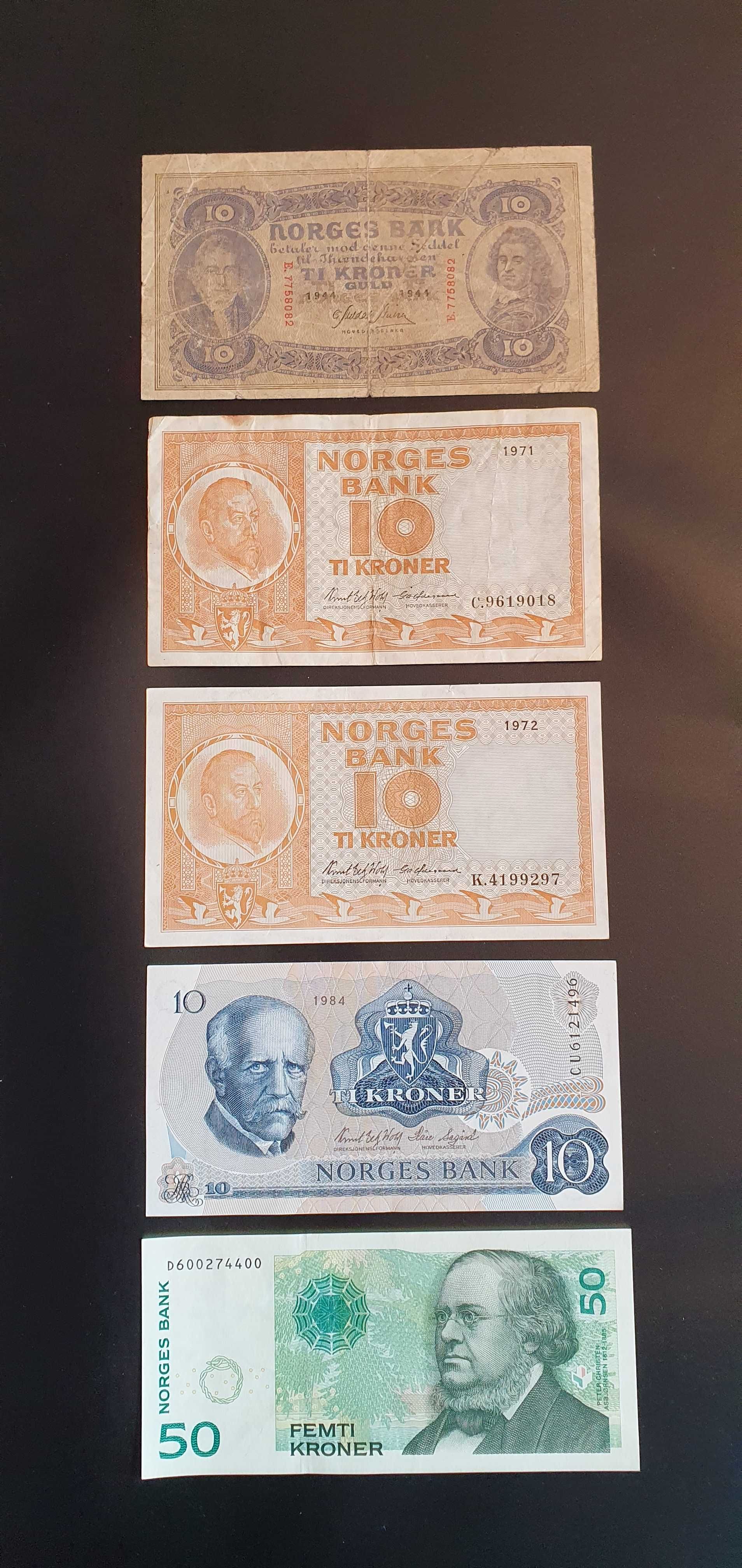 Notas de banco de diversos países do mundo