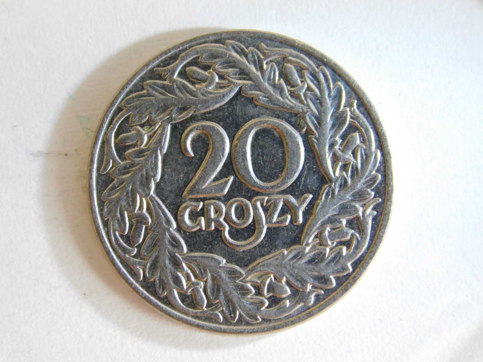 20 groszy 1923 mennicze MS66/67