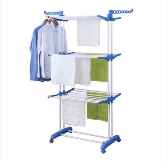 Сушарка для одягу сушка для білизни 80-142 см нержавіюча сталь