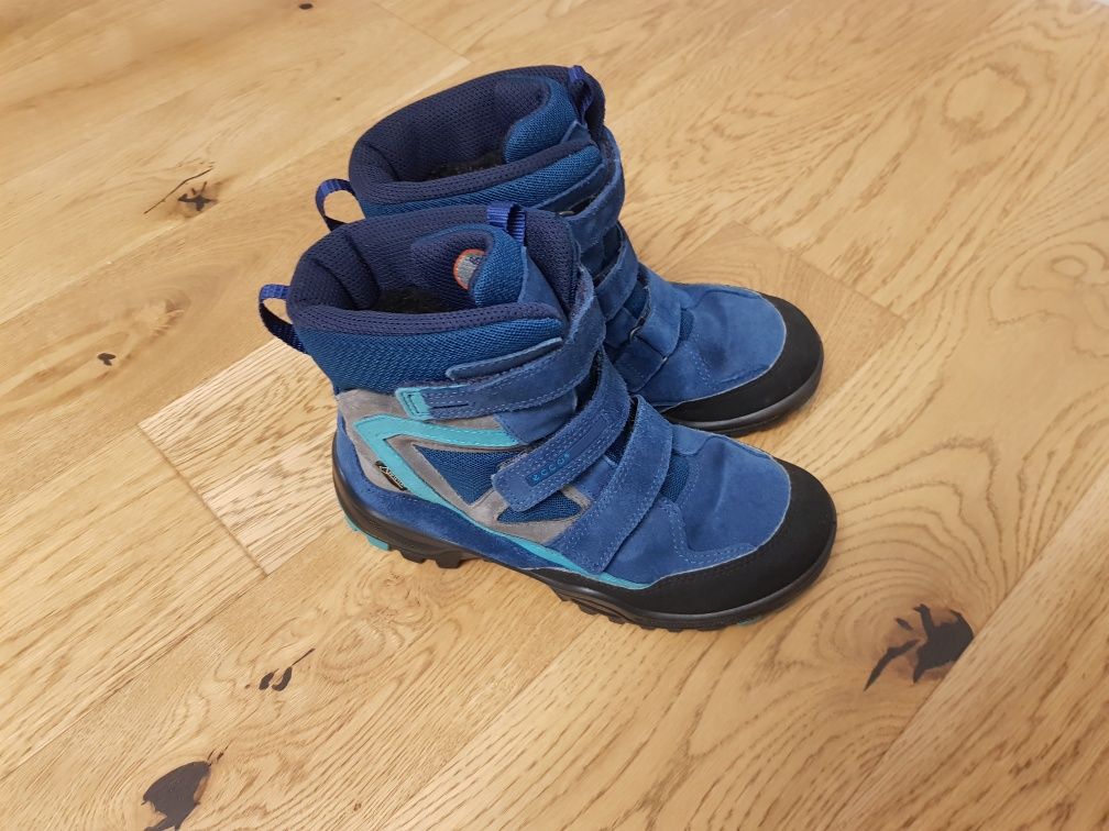 ECCO Xpedition Buty zimowe 35 wkł. 22,9 cm Śniegowce Gore-Tex Skóra