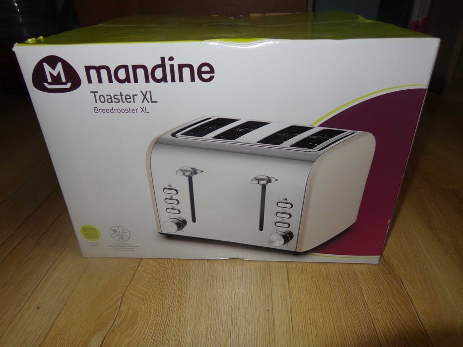 Toster XL, opiekacz do chleba na 4 tosty