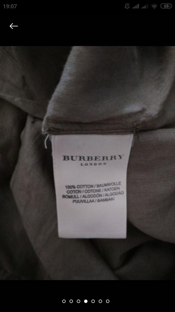 Распродажа! Рубашка хаки милитари Burberry