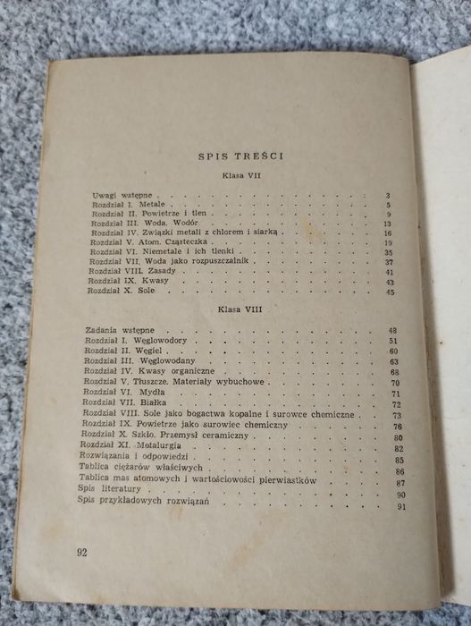 Zbiór zadań z chemii dla klasy VII i VIII Matysik Karczyński Misiuro