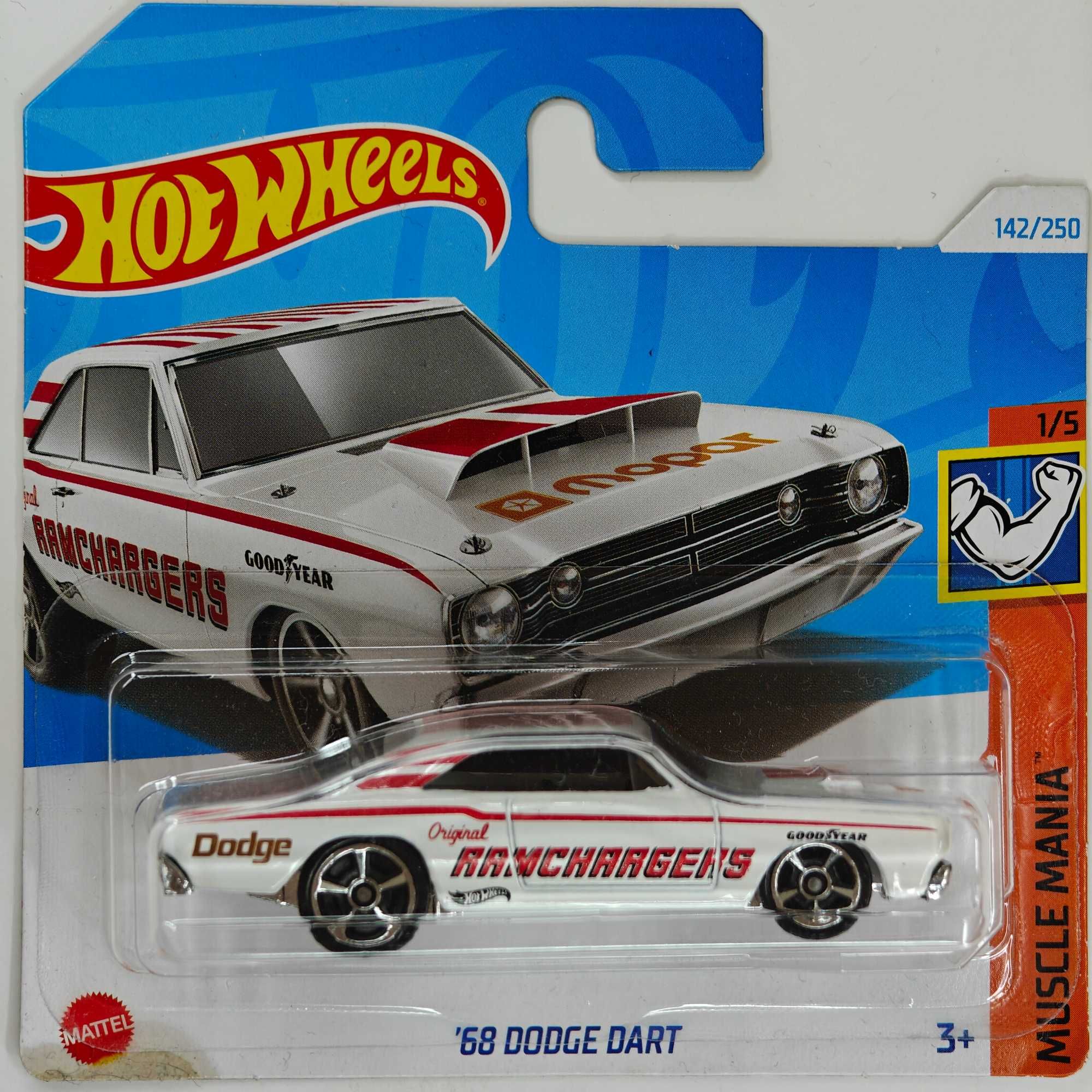 Hot Wheels Muscle Mania 2024 – 8 modeli Seria Dodge, Chevy, Mercury