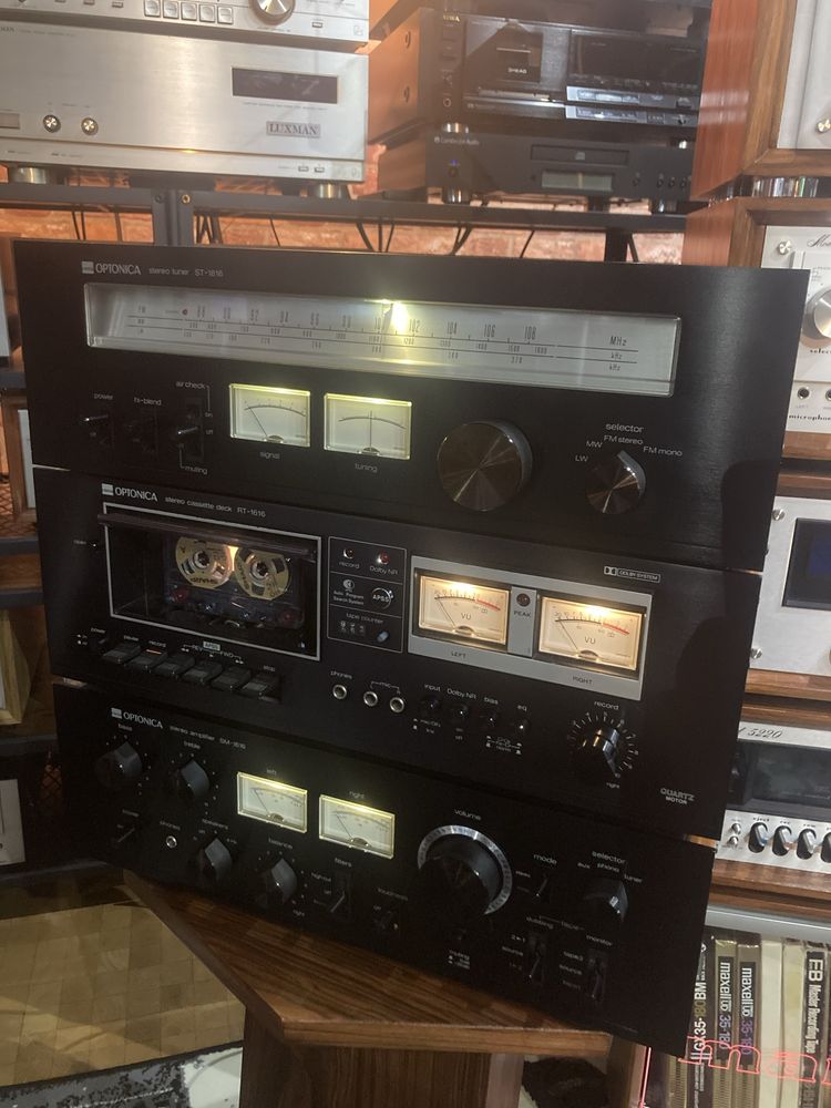 Retrospekcja Zestaw Audio Sharp Japan - Optonica - Serwisowany -