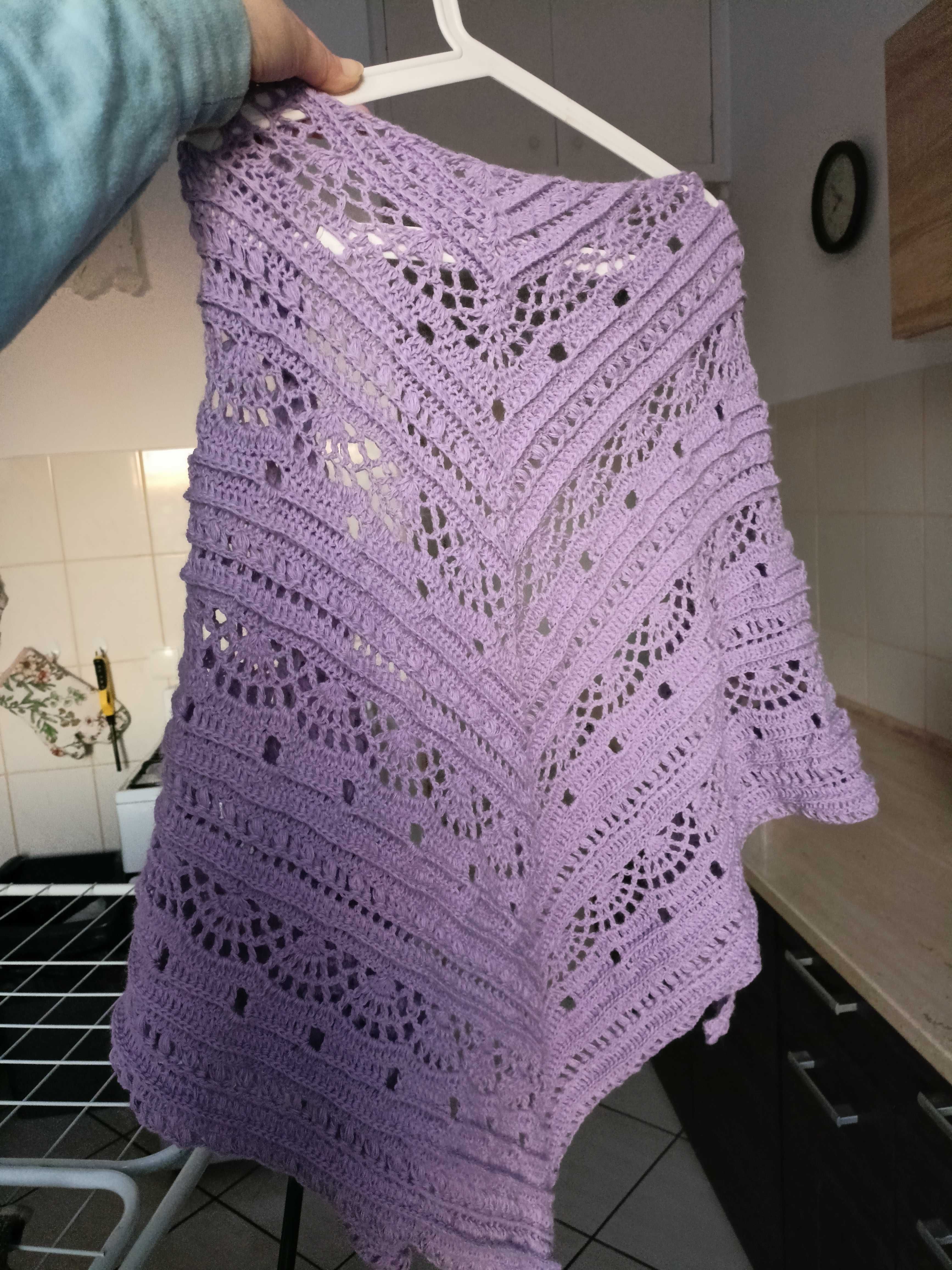 Chusta ręcznie robiona na szydełku handmade