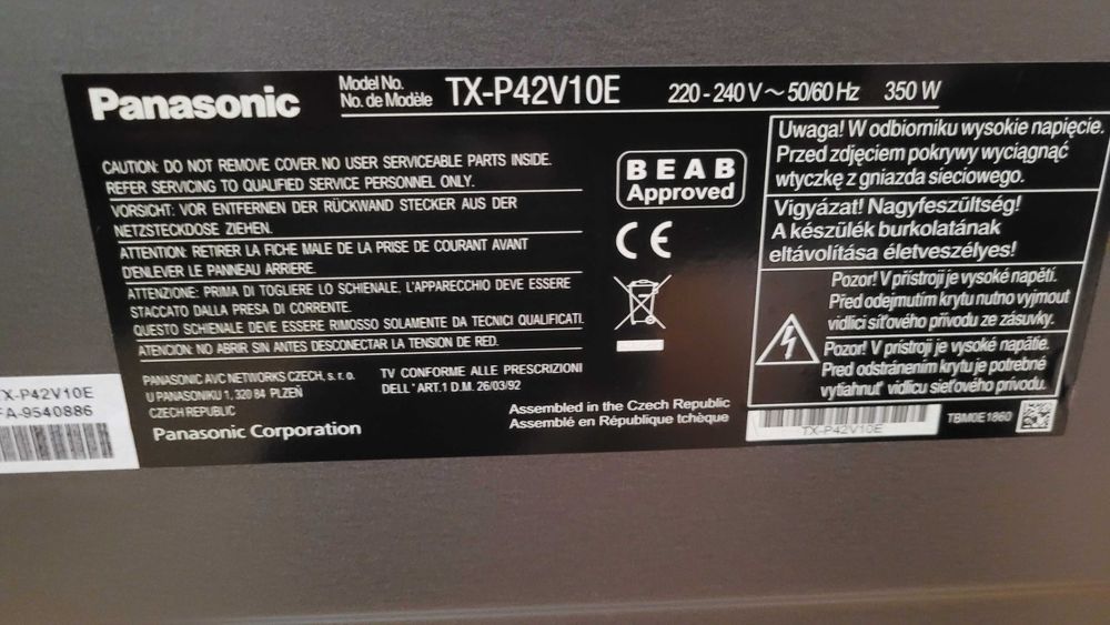 TV Panasonic Viera 42 polegadas - Plasma