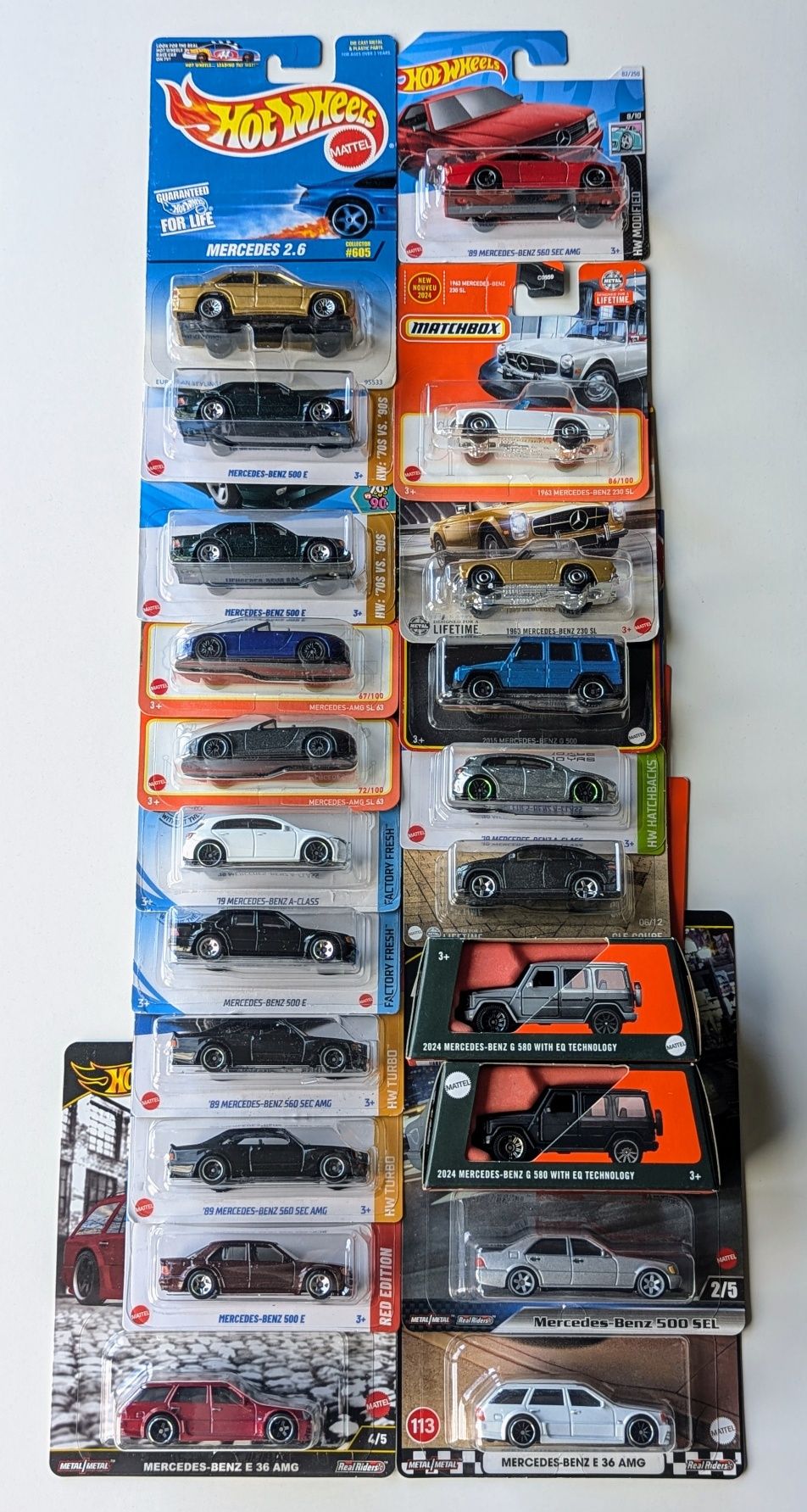 Mercedes-Benz Hot Wheels Matchbox Хот Вілс Мачбокс Мерседес