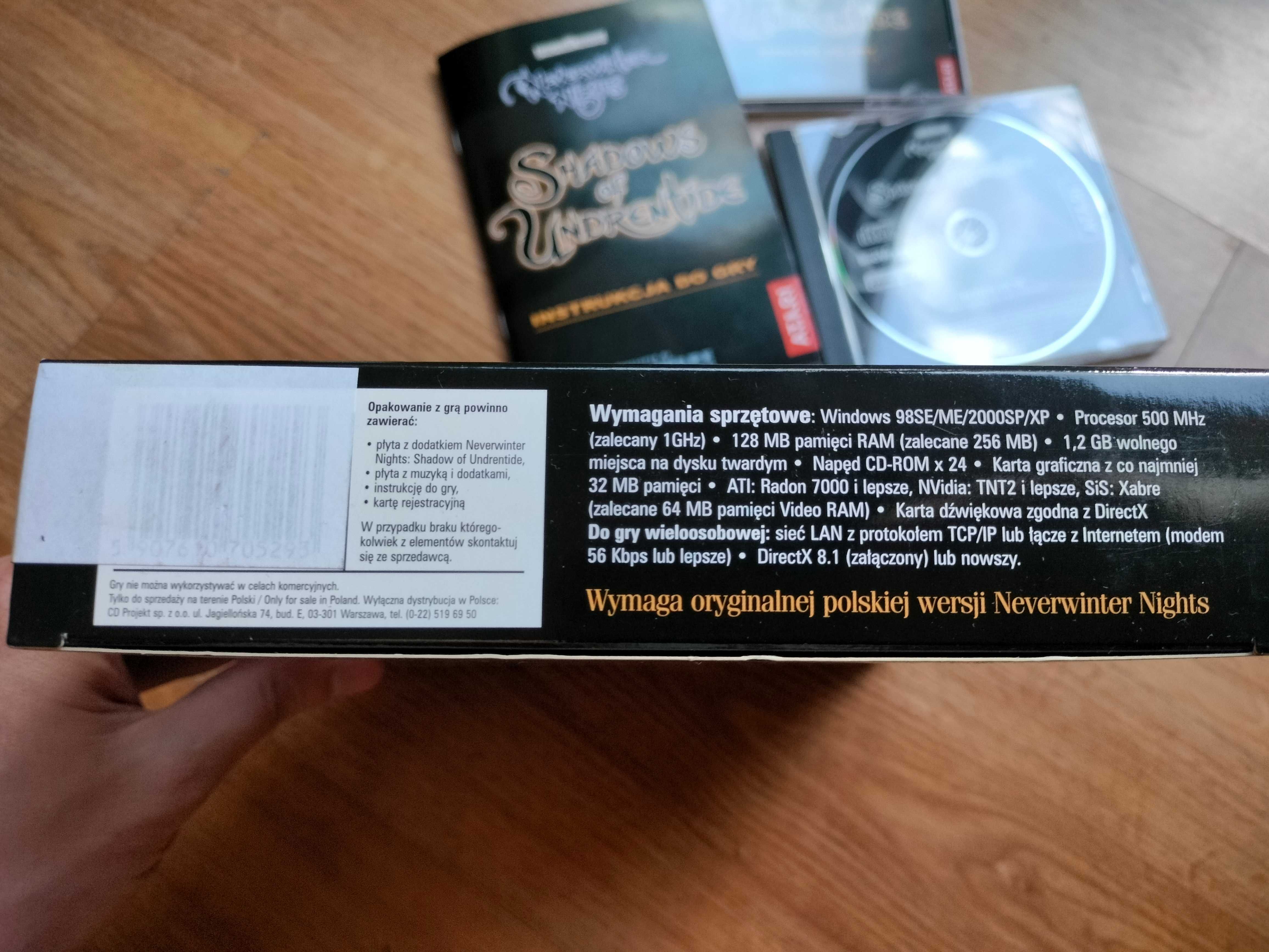 Neverwinter Nights Shadow of Undrentide Big Box Unikat
