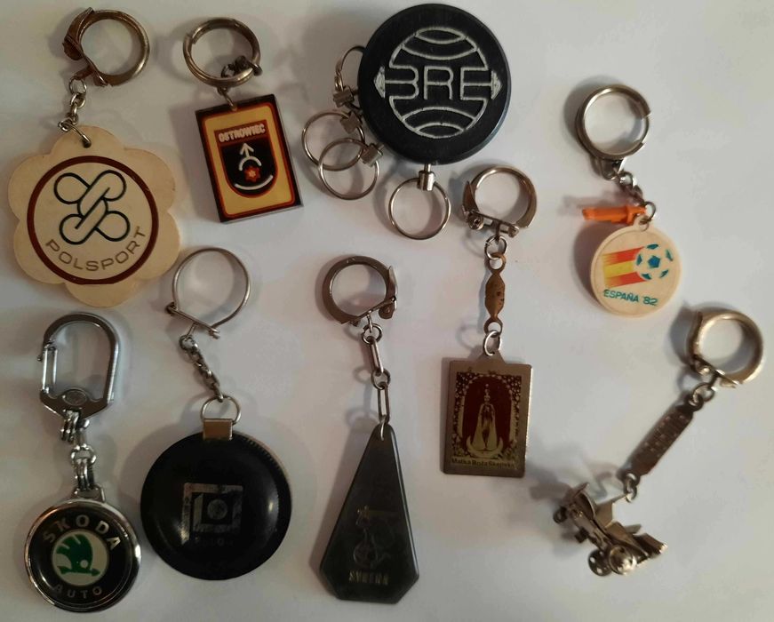 Brelok Breloczki Zestaw Breloków Vintage PRL