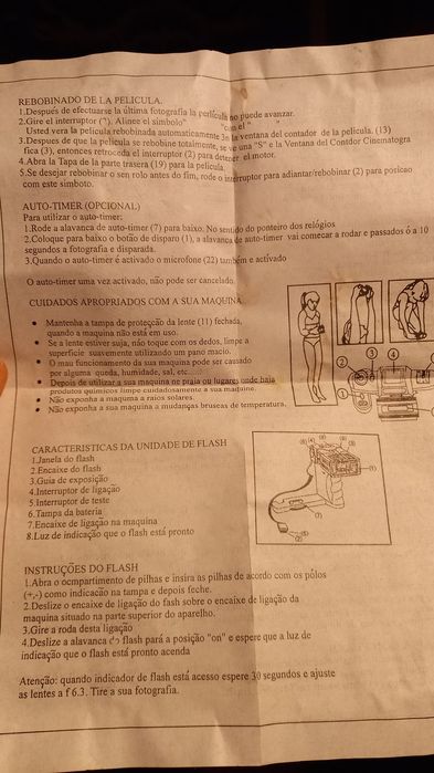 Máquina fotográfica analógica