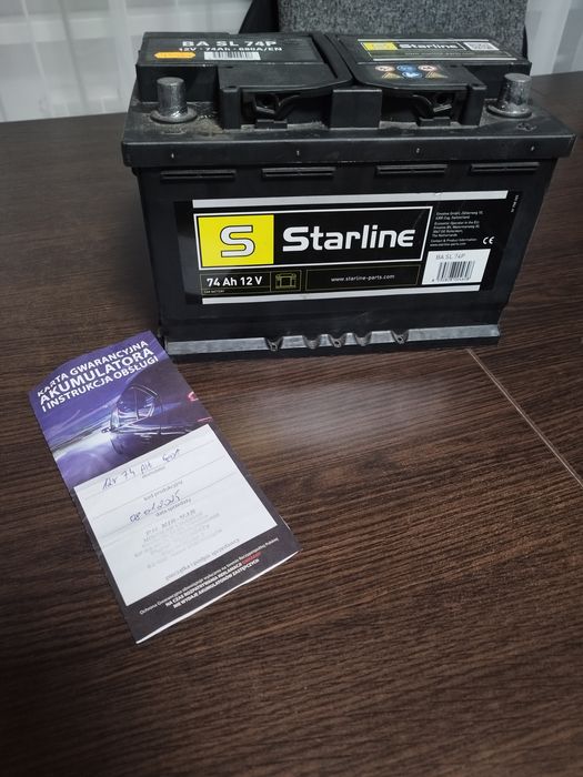 Akumulator Starline 74AH 680A 12V