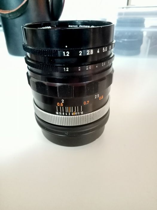 Canon 58 f1.2 Super-Canomatic Lens R Made in Japan