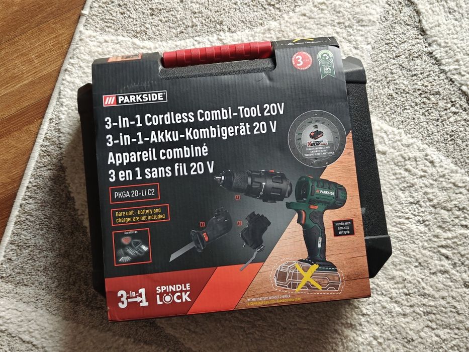 Parkside narzędzie wielofunkcyjne 3w1, PKGA 20-Li C2, 20V bez aku i ła