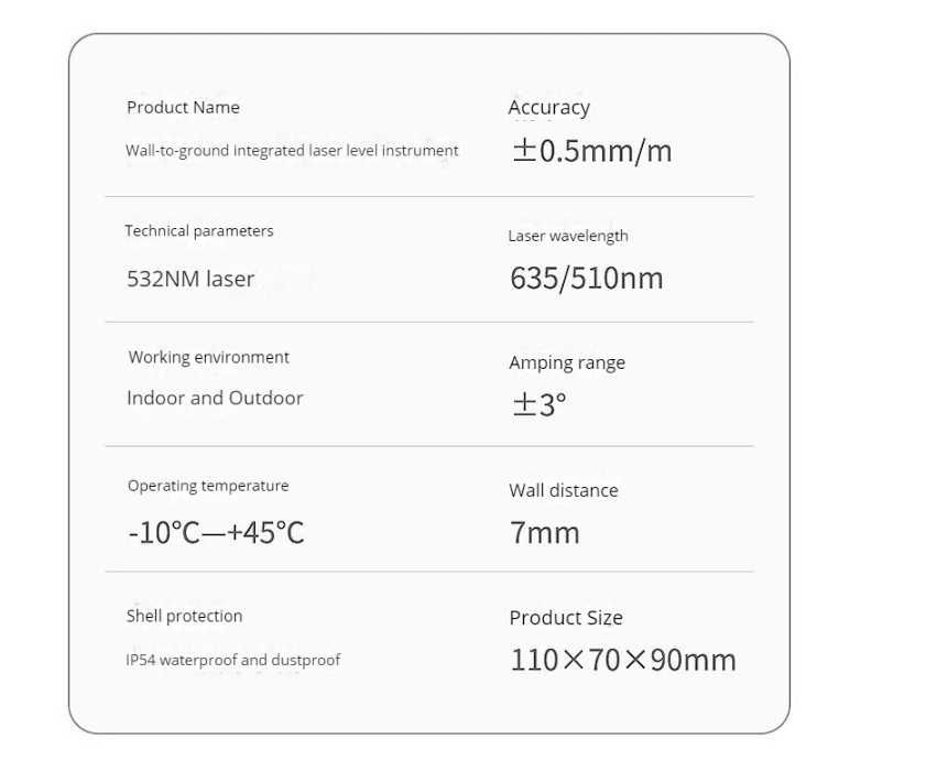 Poziomica laserowa/automatyczne układanie linii/16linii 4D/statyw 1.5m