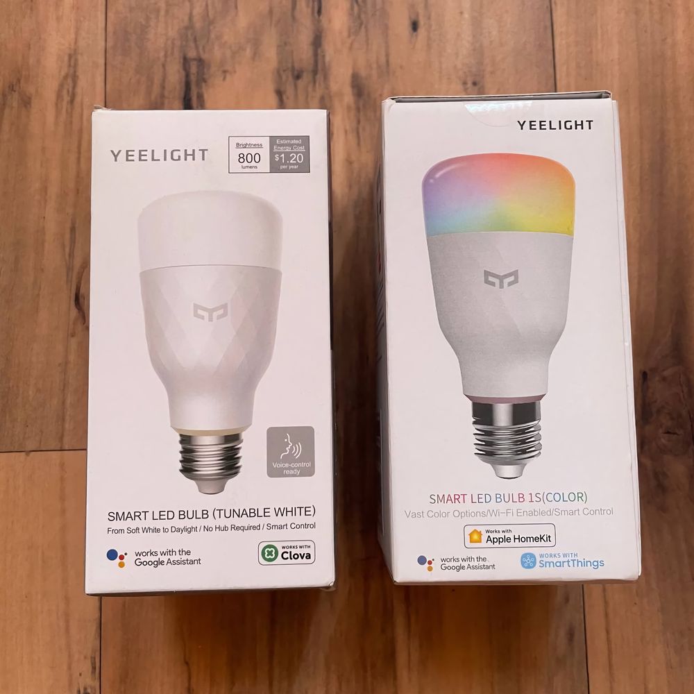 Умная лампочка Xiaomi YEELIGHT RGB Smart LED Bulb 1S Color