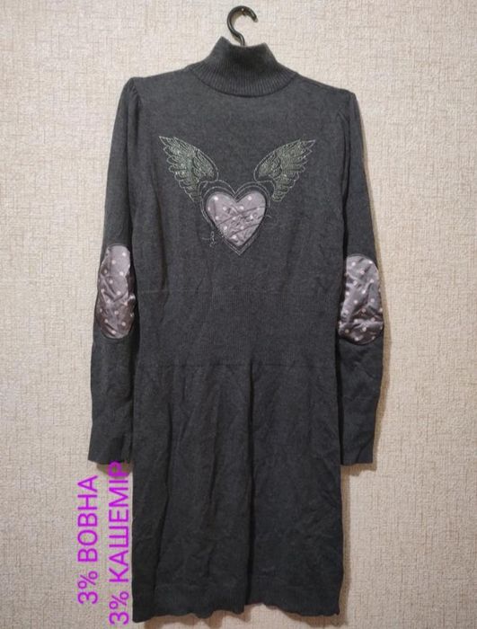 LEO-GUY-Франція плаття гольф сукня  розмір48- 50 пог45- 53 з трикотажу
