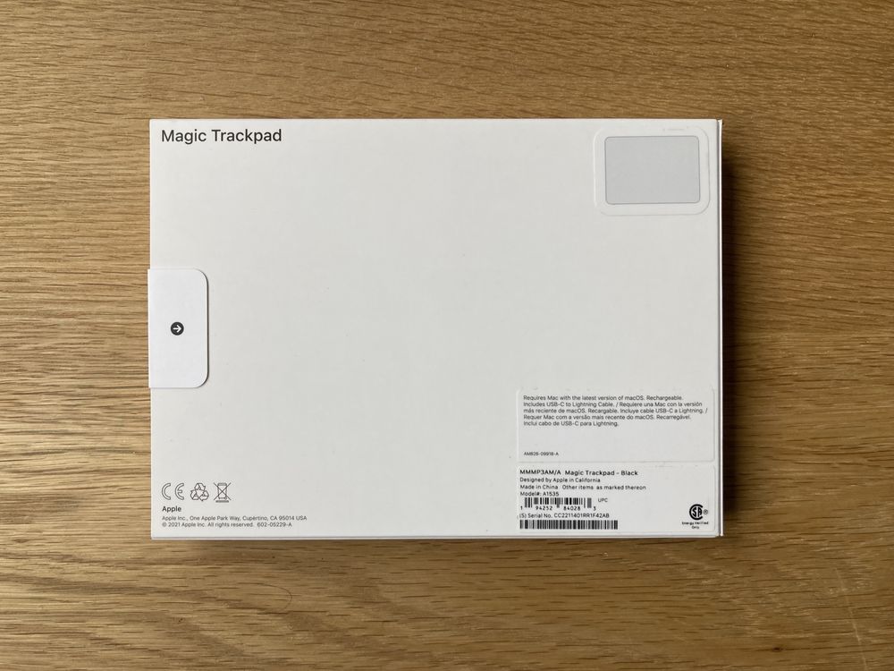 Тачпад Apple Magic Trackpad 2022 - Black Multi-Touch Surface (MMMP3)