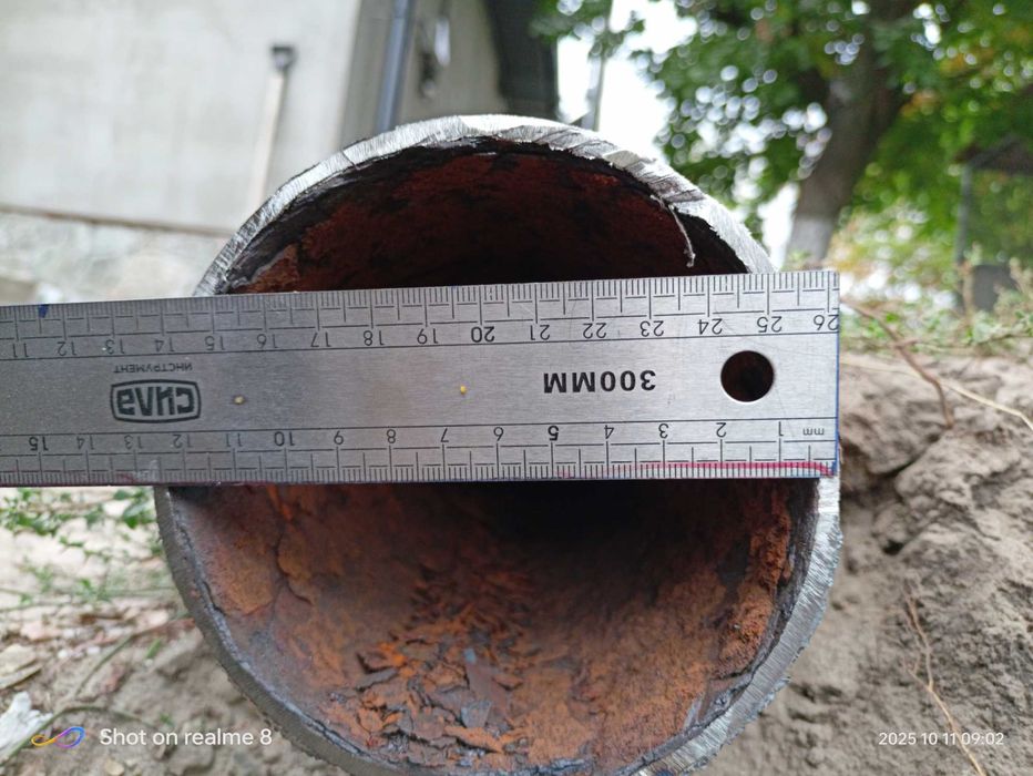 Труба 125 Б/У на столбы, опоры.