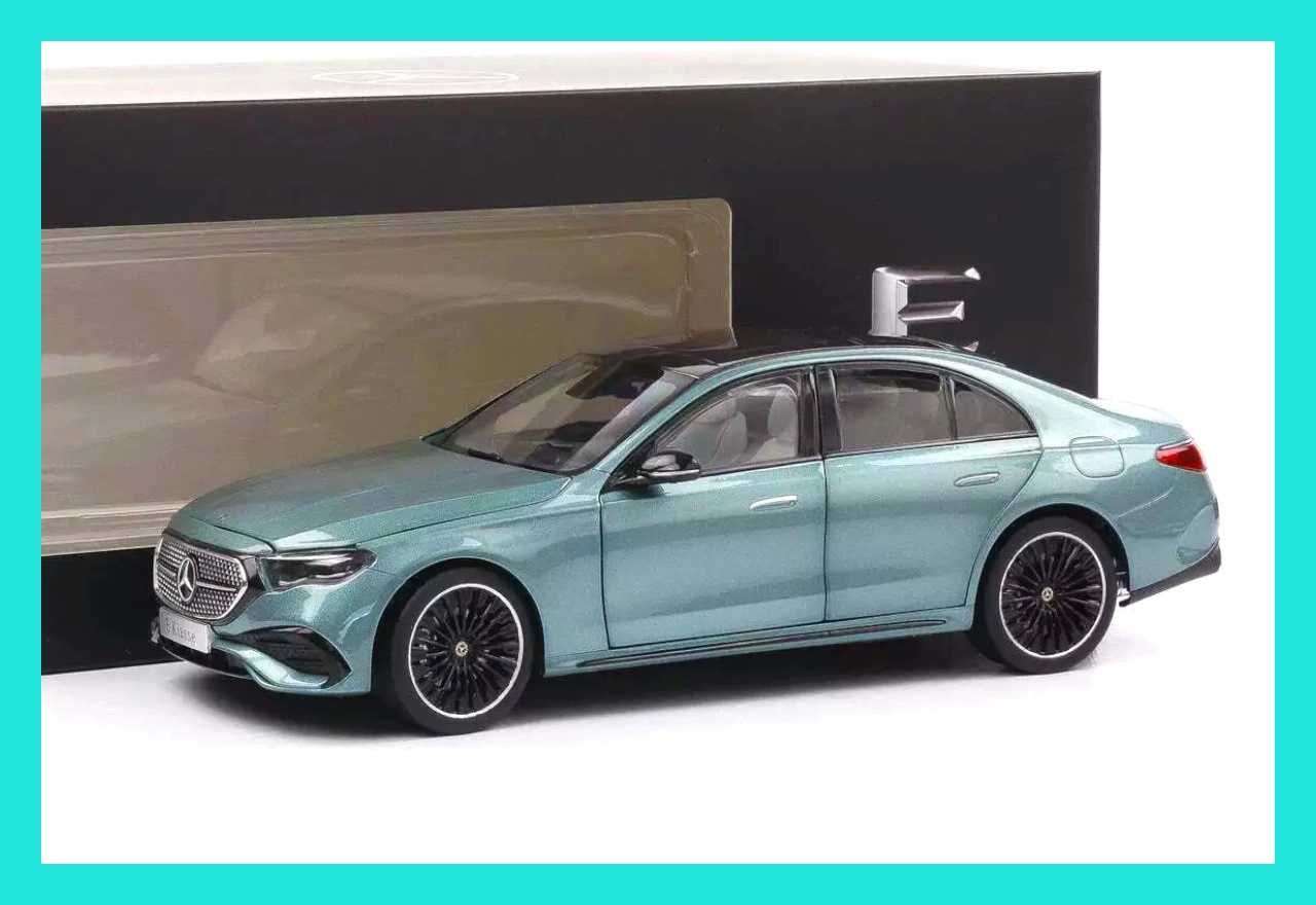 1:18 MERCEDES-BENZ W214 E Class Klasse verde silver dilerski NOWY