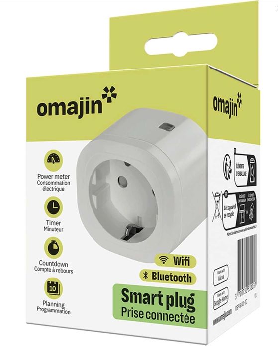 Inteligentne gniazdko energooszczędne WiFi Omajin Osp-sk-01-ec