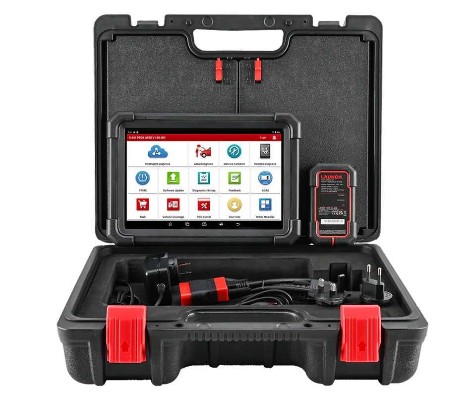 Launch X431 PRO3 APEX Maq Diagnostico OBD 10" Profissional (NOVO)